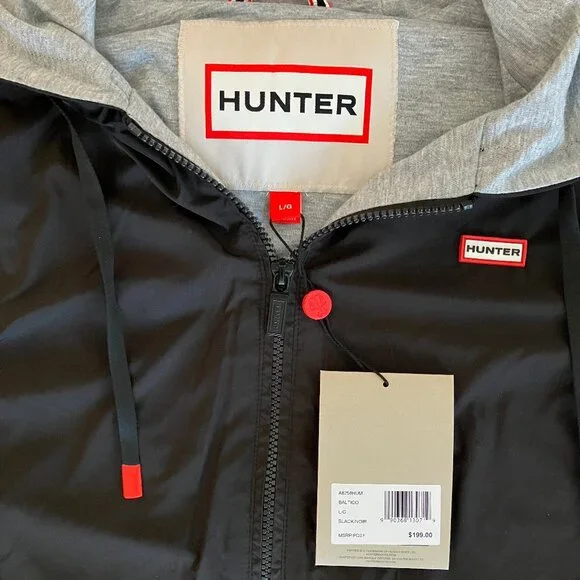 NEW Hunter Men's Baltico JERSEY Lined Jacket size L & XXL $199 NWT BLACK - Picture 7 of 16